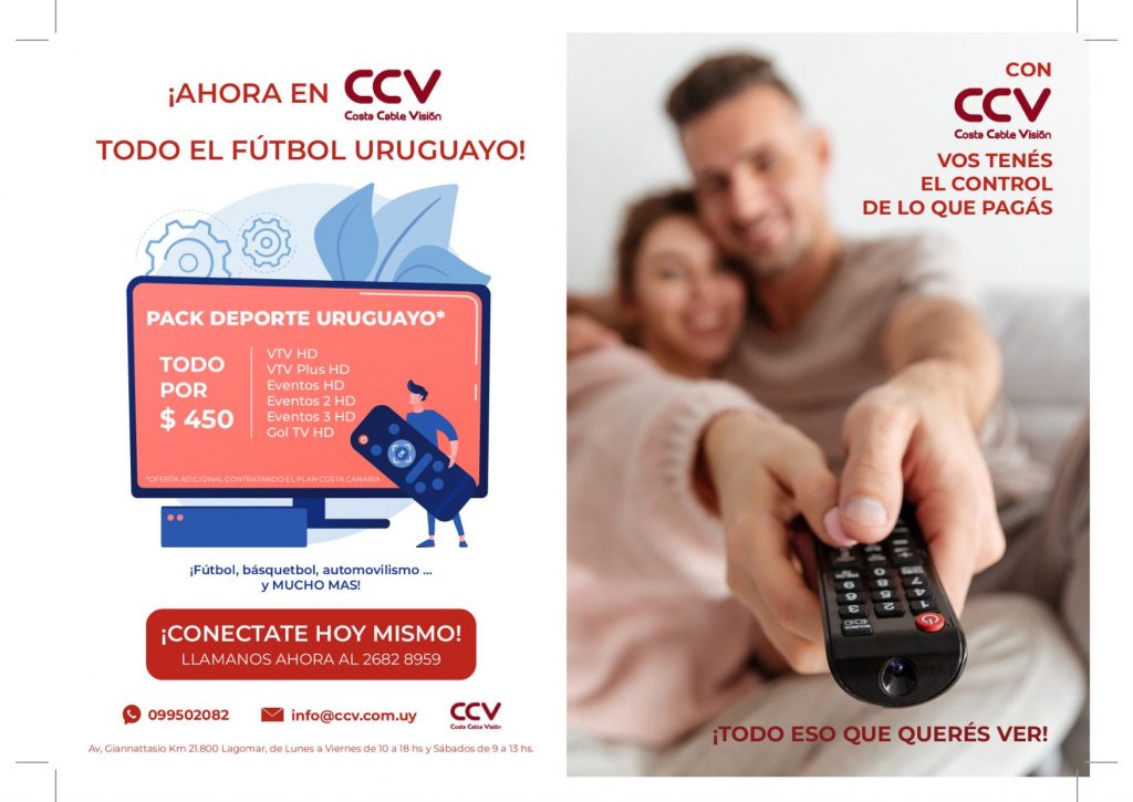 Costa Cable Visión - CCV - 🏆 FUTBOL URUGUAYO 🏆 ⚽ Primera